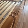 king size bed very sturdy like new no mattress Image 3