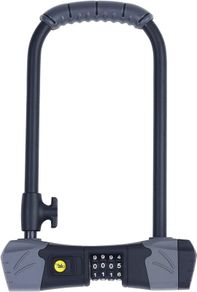 Standard Security Combination Bike Lock 230mm - U Lock - Ultra Hardened Shackle , Black