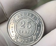 Belize 25 Cents 2003