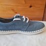 clarks cloudsteppers step glow lace sneakers Size 4.5 eu 37.5 blue canvas in new condition Image 6