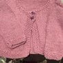 Handknitted Baby Cardigan 0-6 mths Image 2