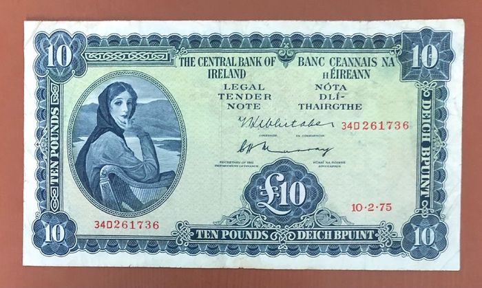 Irish Ten pound lavery note