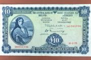 Irish Ten pound lavery note