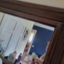 8 Drawer Dresser & Mirror. Solid Mahogany. Very heavy Image 3