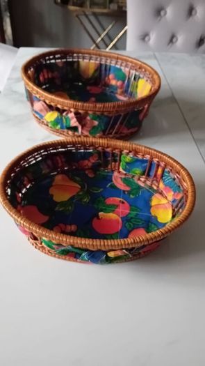 Baskets  x 2 lined