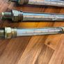 Antique Steam Engine Thermometer Gauges Image 5
