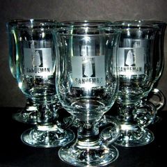 6 Sandeman Glass Mugs