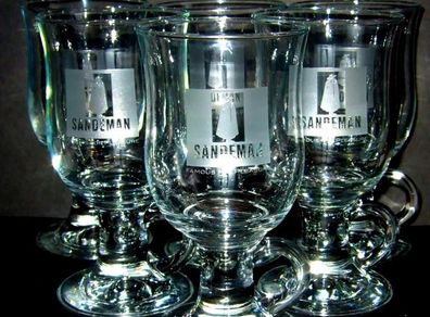 6 Sandeman Glass Mugs