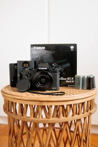 Canon Powershot G1x mark iii point and shoot with accessories