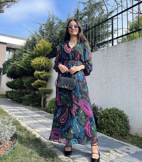 Zara printed dress