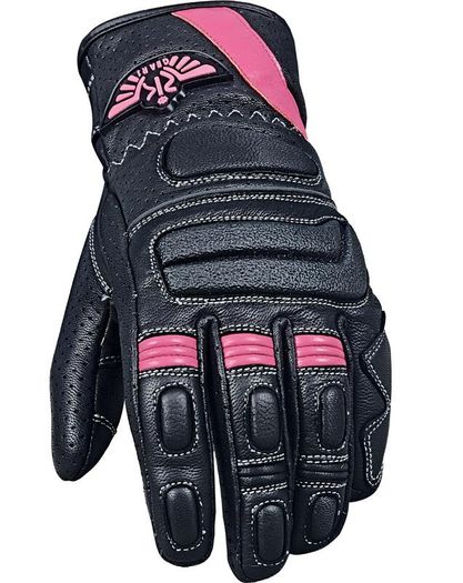 Women's Premium Genuine Leather Motorcycle Gloves Breathable Touring, Racing & Street Bike Gloves