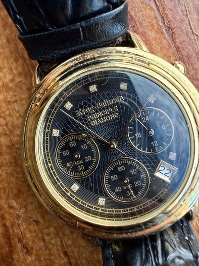 krug-baumen principle diamond watch