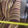 Two seater  stripe couch  very heavy sturdy.  Needs a little bit of cleaning nothing major.  Great quality  200e for the stripe and flowery couch is free its a 3 seater Image 3