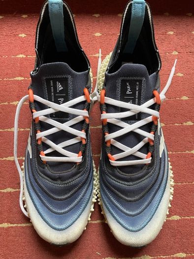Parley X Adidas 4DFWD Shadow Navy White Unisex Sneakers Blue Cloud-White Impact-Orange size 10.5