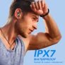 Wireless Sport Earbuds V5.3, 60H Stereo Sound Bluetooth Earphones In-Ear with HD Dual Mic, IP7 Waterproof, Deep Bass-Q62 Image 4