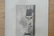 antique engraving of Parliament Square Trinity College Dublin