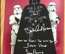 Darth vader signed star wars