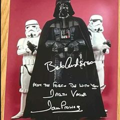 Darth vader signed star wars