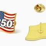 1pcs 250th Anniversary American Badge Pins, new. Image 3