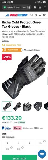 Richa Cold Protect Gore-Tex Gloves 3XL