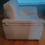 3-seater sofa and 2 matching armchairs, cream fabric Image 5