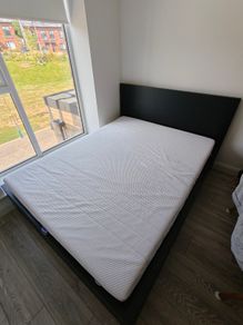 King Size IKEA MALM Bed Frame and Mattress