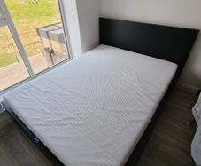 King Size IKEA MALM Bed Frame and Mattress