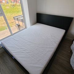 King Size IKEA MALM Bed Frame and Mattress