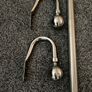 Chrome extendable curtain rail Image 3