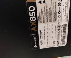 Corsair AX850 Professional Series 850W 80+ Gold Fully Modular PSU