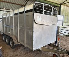 Hudson 14ft 6" Tri axle Cattle Trailer