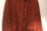 Orange tweed jacket