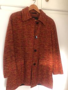 Orange tweed jacket