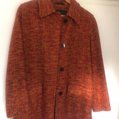 Orange tweed jacket