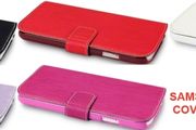 New Samsung I9500 Galaxy S4 Covert Brand Slim Pu Leather Wallet Case Cover Black/red/white/purple