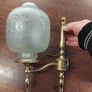 Vintage Brass Wall Sconce light Image 8