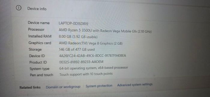 HP Pavillion 15 cw1012na