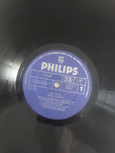Dire Straits - Dire Straits (LP, Album, Blue Labels) Irish Pressing