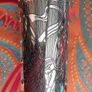 Celtic style large silver metal and leather cuff bangle new Image 3