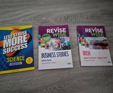 Junior cert - Revise wise and less stress more success books