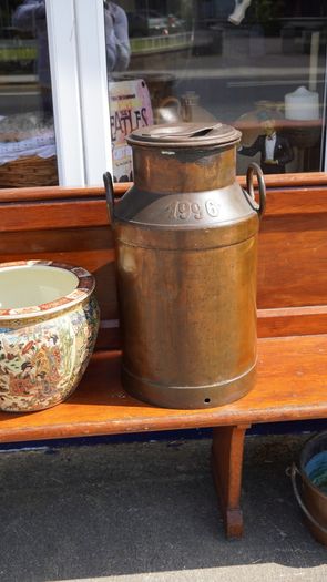 Continental Copper Milk Churn