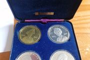 1977 Royal Salute Silver Proof Crown Medals