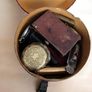 Antique Victorian Edwardian Traveller Box with Contents Job Lot Image 2