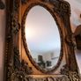 Vintage Ornate Gold Framed Mirror , Big ,Heavy and Thick 45" x 35" (Thickness 4") Image 9