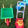 toddler slide and garden toys Image 6