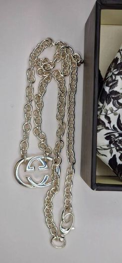 Gucci sterling silver necklace
