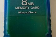 Original Sony PlayStation 2 PS2 8MB Memory Card MagicGate | Blue | SCPH-10020