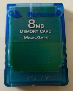 Original Sony PlayStation 2 PS2 8MB Memory Card MagicGate | Blue | SCPH-10020