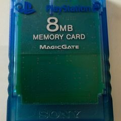 Original Sony PlayStation 2 PS2 8MB Memory Card MagicGate | Blue | SCPH-10020