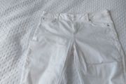 M&amp;S Cropped white jeans